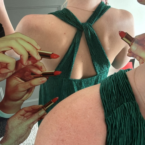 Anthropologie Maeve Velvet Midi Dress - Picture 4 of 6